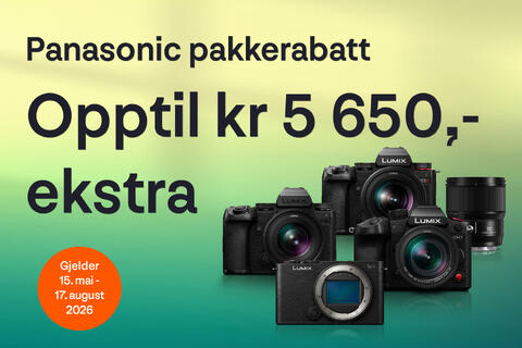 Panasonic pakkerabatt